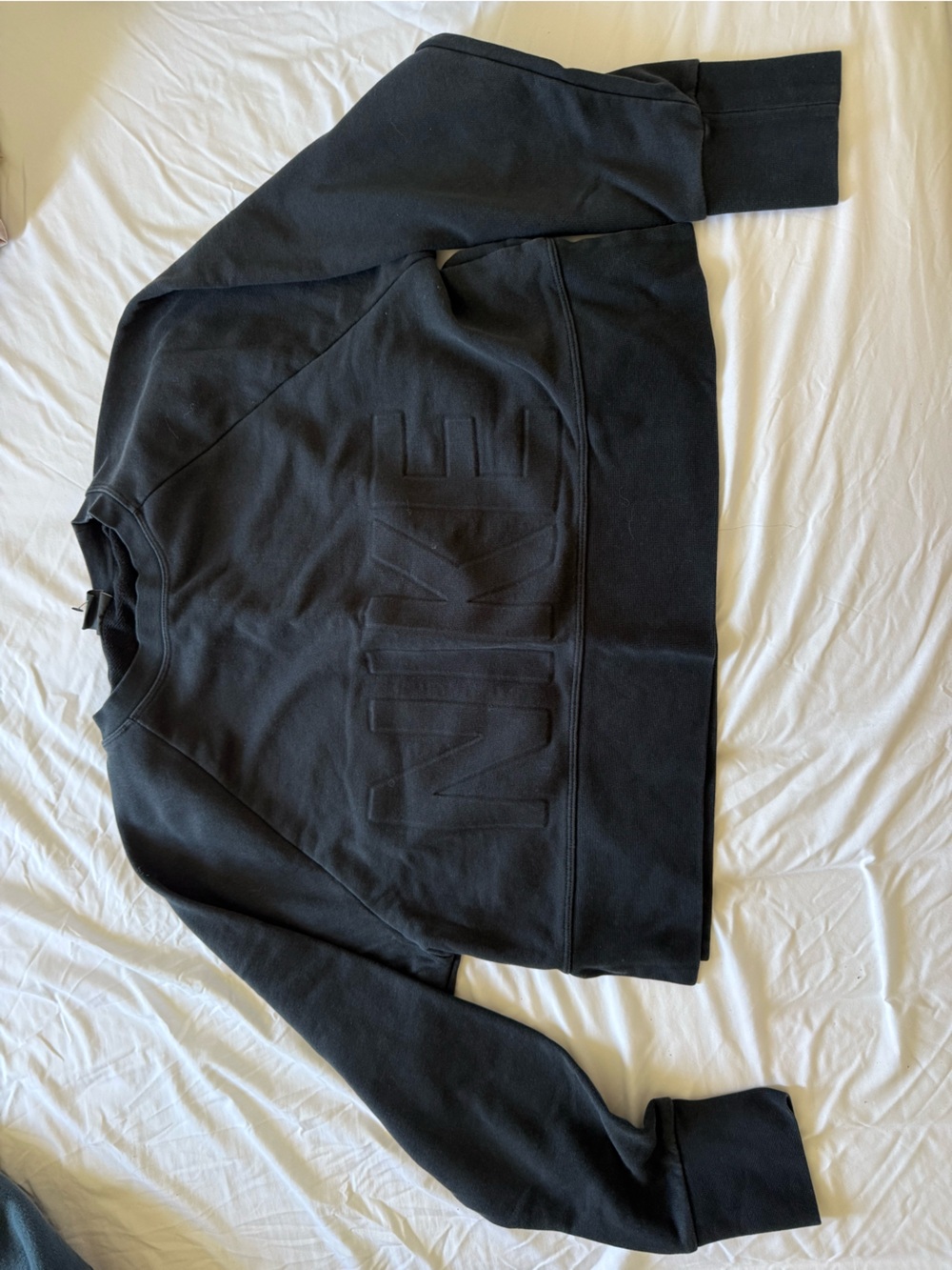 Nike Black Embossed Logo Crewneck Sweatshirt